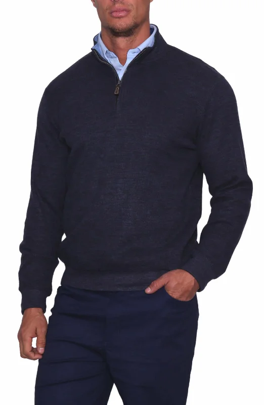 TAILORBYRD Cozy Quarter Zip Pullover Sweater