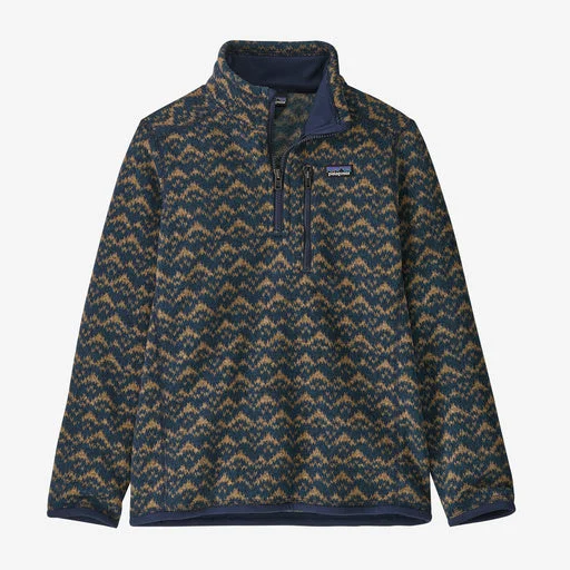 Patagonia Kids' Better Sweater® 1/4-Zip Fleece - Mountain Peak: New Navy