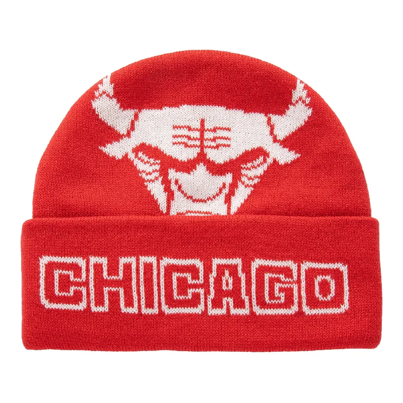 Chicago Bulls Mitchell & Ness Knockout Cuff Beanie