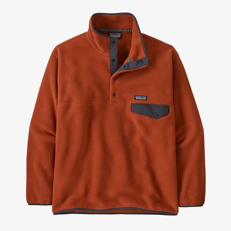 Patagonia Men's Synchilla® Snap-T® Fleece Pullover - Burnished Red