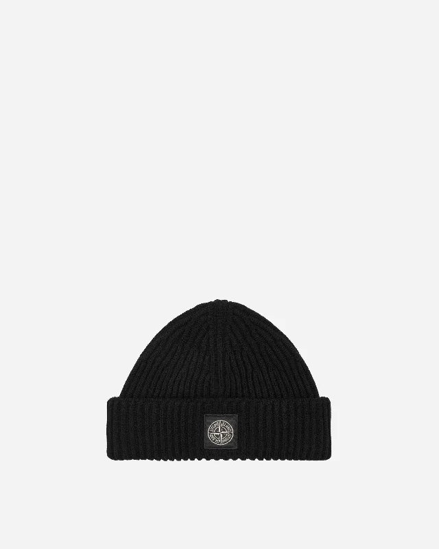 Wool Beanie Black