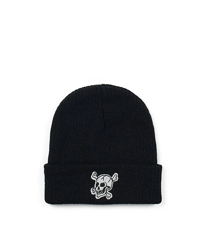 Crossbones Beanie - Black