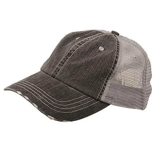 Mesh Polo Cap Special Cotton With Velcro