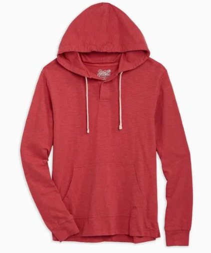 Southern Tide Capillary Sun Farer Hoodie - Holly Berry