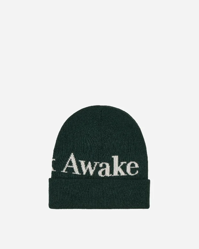 Serif Logo Beanie Forest