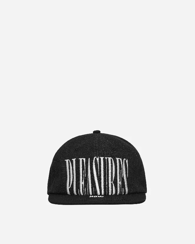 Stretch Snapback Cap Black