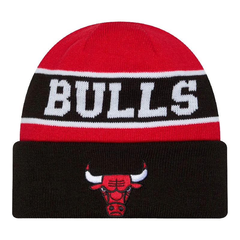 Youth Chicago Bulls New Era Reversible Cuff Beanie