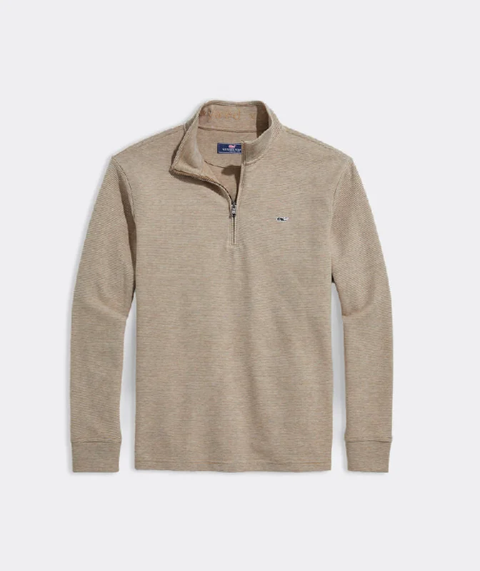 Vineyard Vines Men's Saltwater Quarter-Zip - Officer Khaki