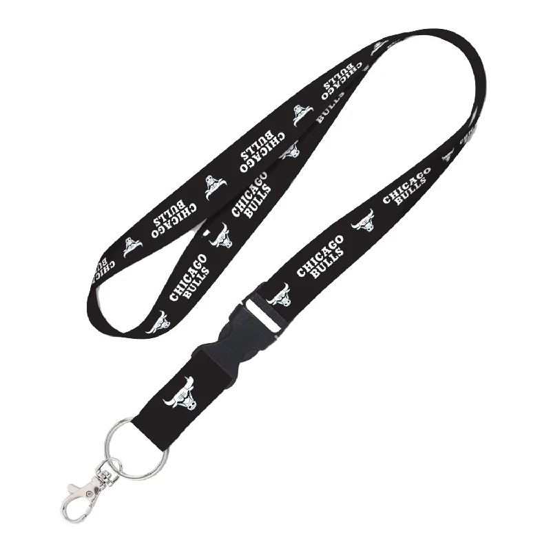 Chicago Bulls WinCraft Monotone Black/White Lanyard