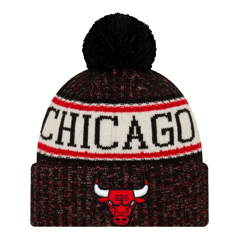 Chicago Bulls New Era Icon Pom Knit Hat