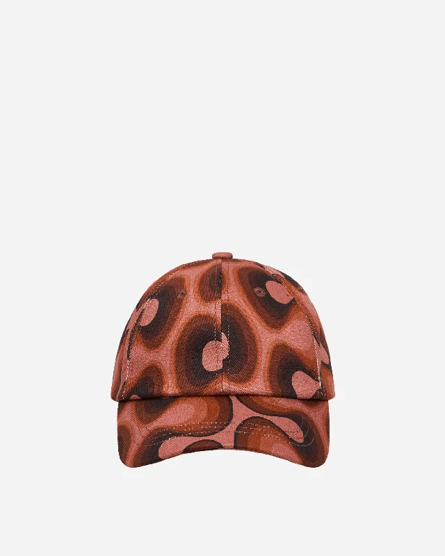 Printed Cotton Cap Salmon