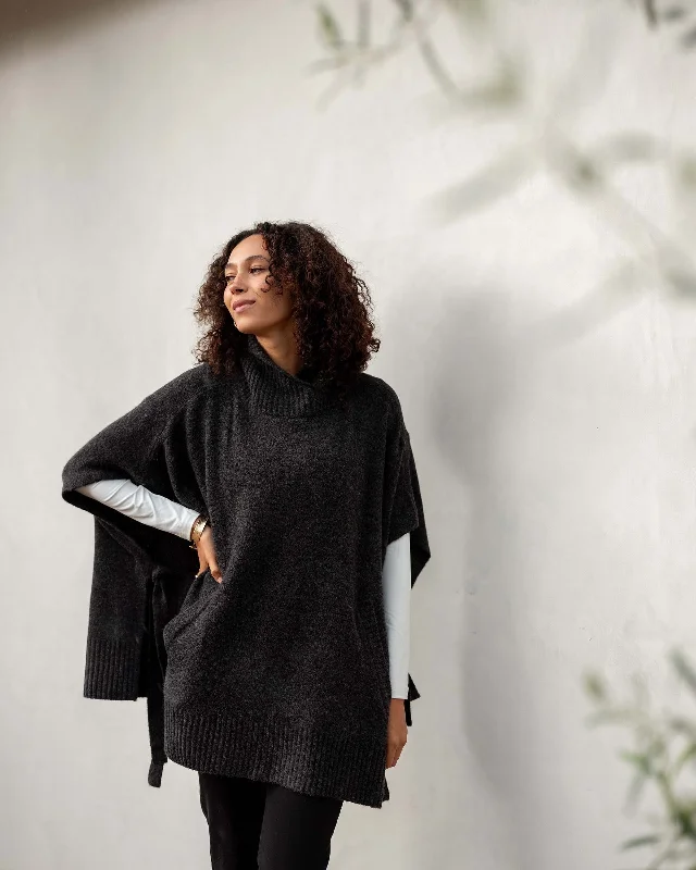 MERSEA - CAPE PONCHO SWEATER