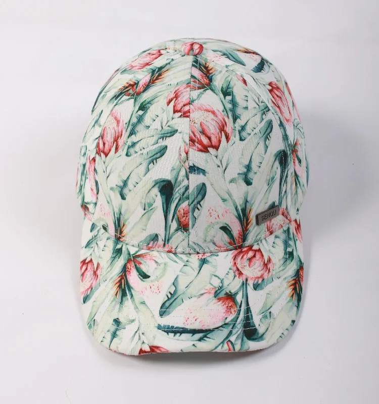 "MINIMAL FLORAL" CAP-MULTI