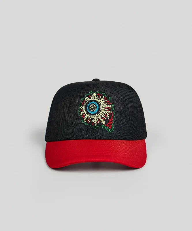 Mishka Rock Eyeball Embroidered Trucker Hat