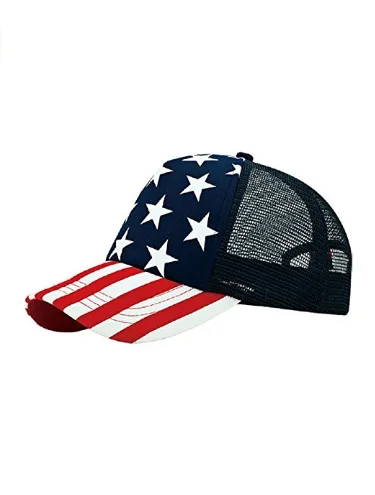 Stars & Stripes USA Ball Snapback Cap