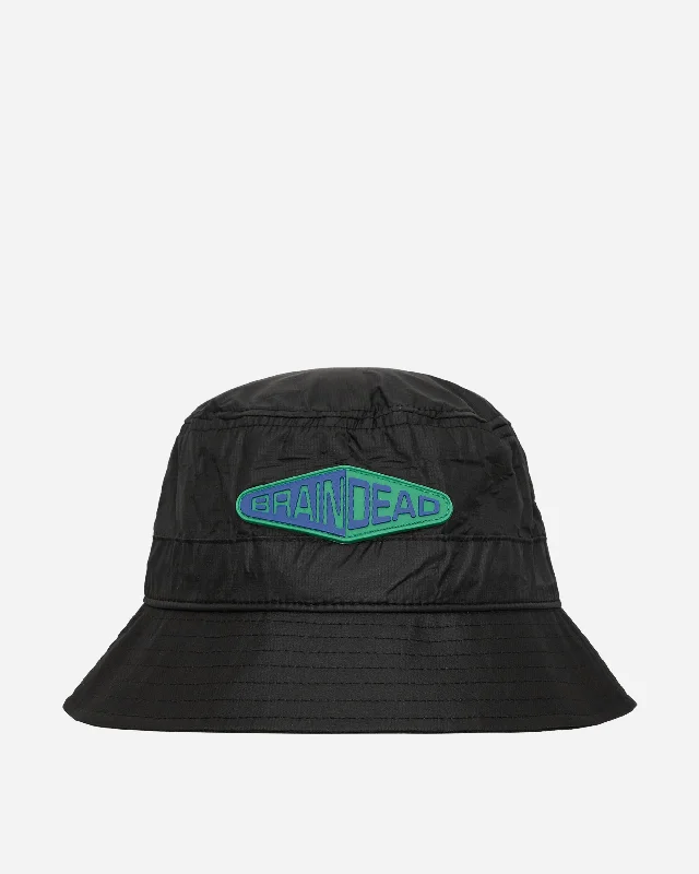 Fisheye Cinch Bucket Hat Black