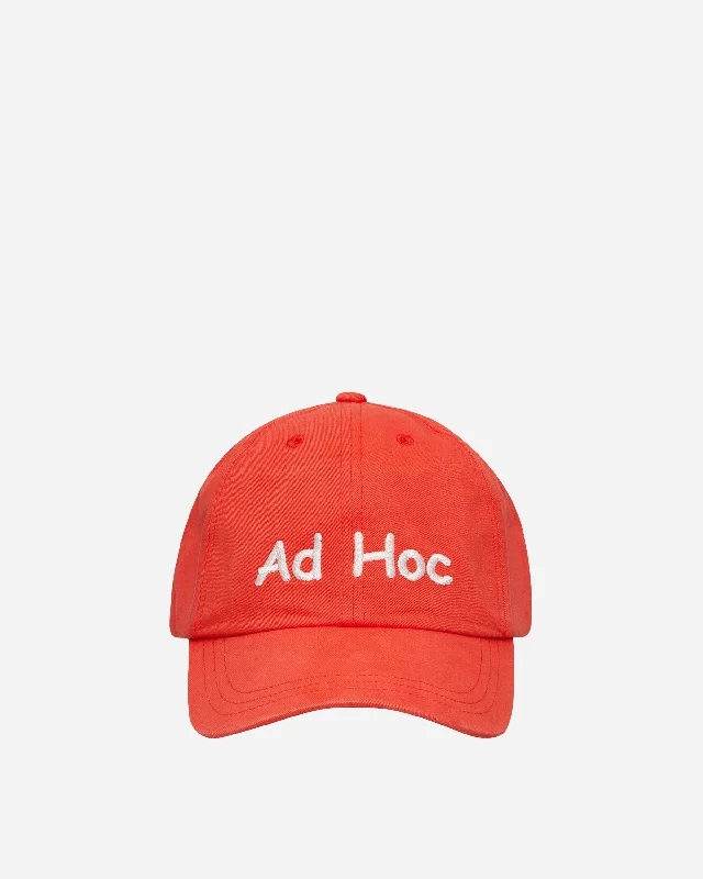 "Ad Hoc" Cap Bright Red