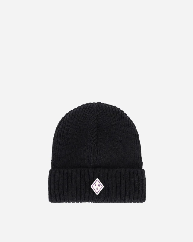 Off-Race Patch Beanie Black