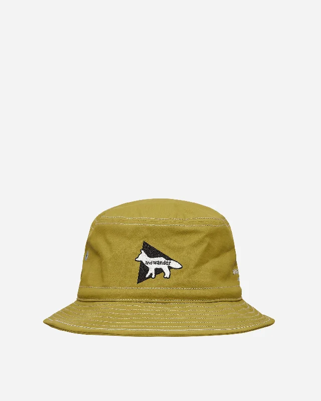 Maison Kitsuné Nylon Hat Green