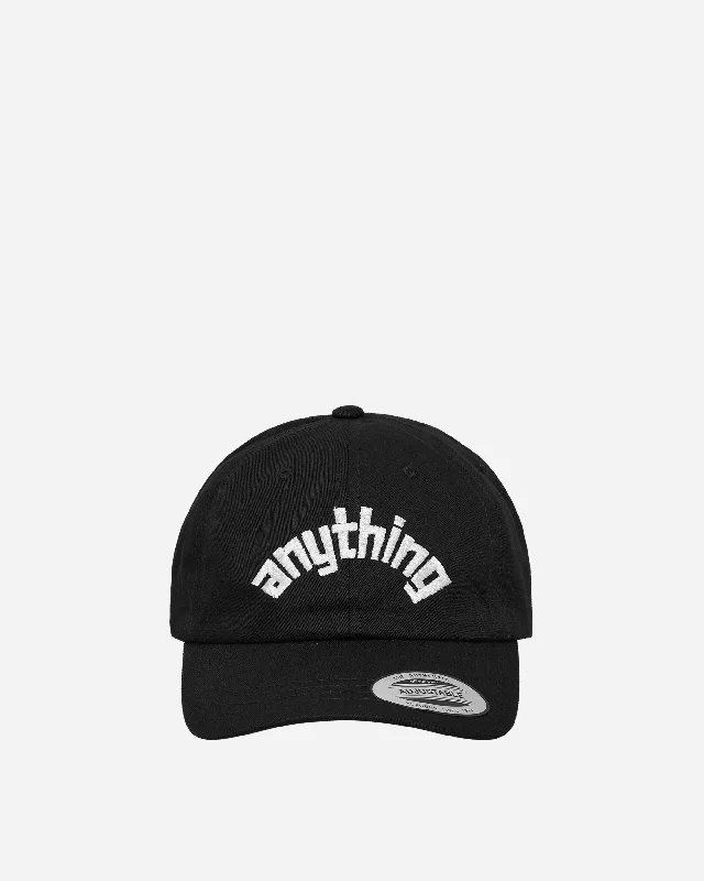 Curved Logo Dad Hat Black