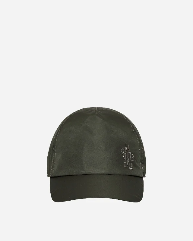 Born To Protect Embroidered Logo Baseball Cap Green