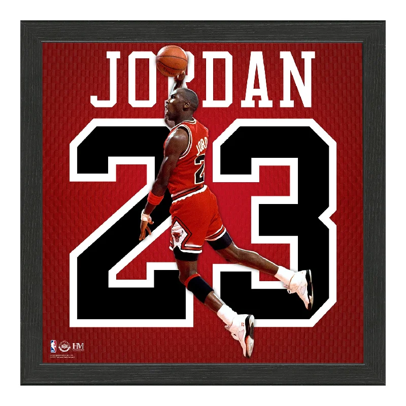 Chicago Bulls Michael Jordan Impact Jersey Frame