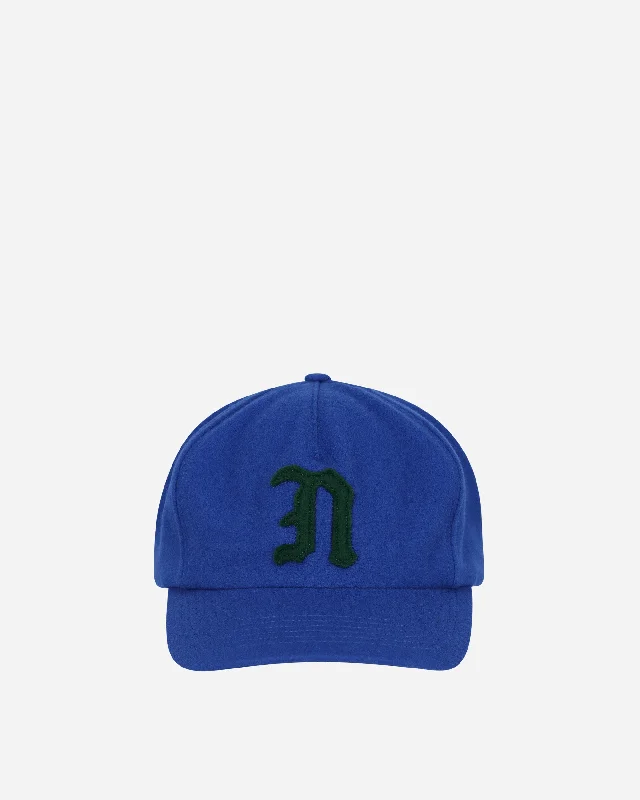 Melton 5-Panel Cap Blue