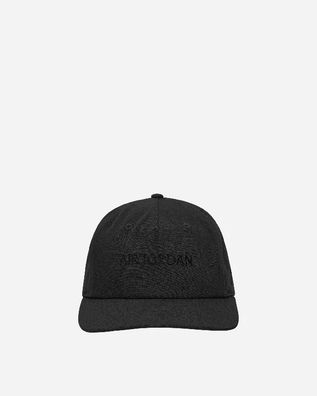 Pro Unstructured Flat Brim Hat Black