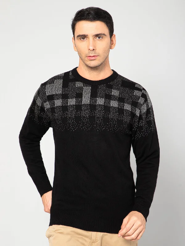 Men Black Sweater