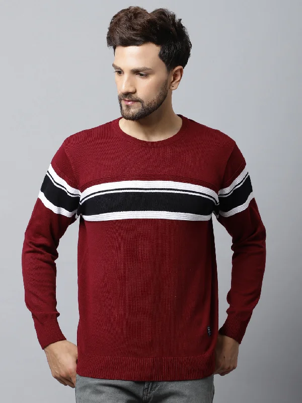 Mens Maroon Sweater