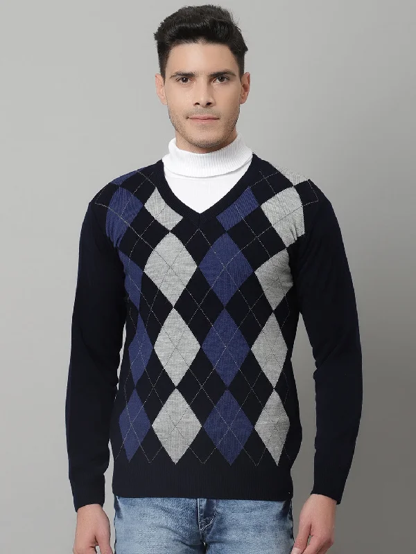 Mens Navy Sweater