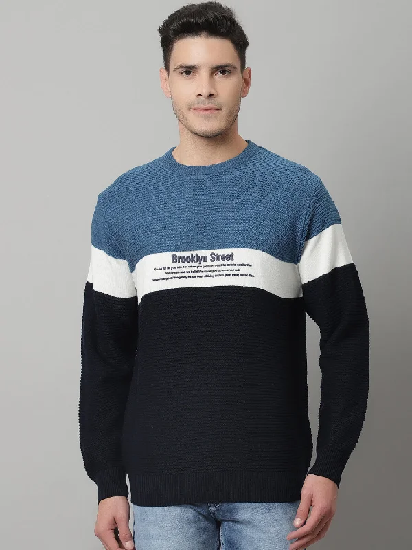 Mens Navy Sweater