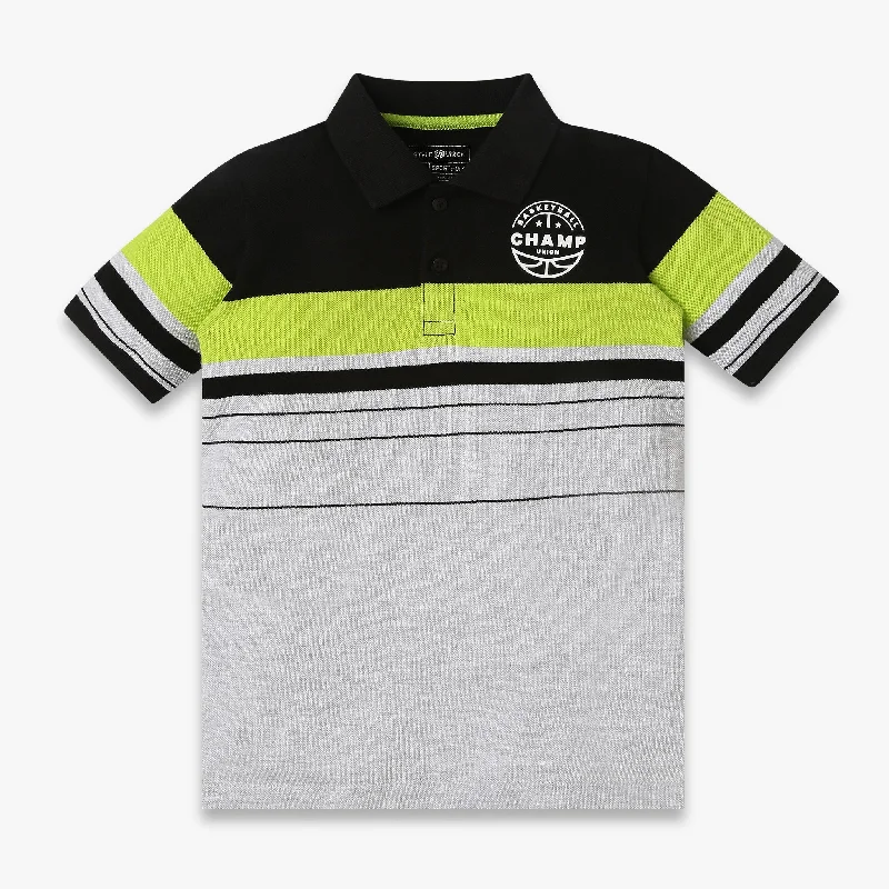 Boys Regular Fit Cut and Sew T-Shirt