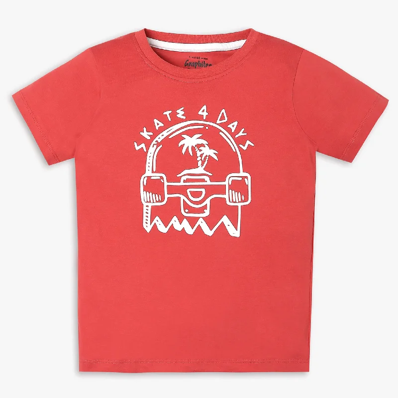 Boys Regular Fit Graphic T-Shirt