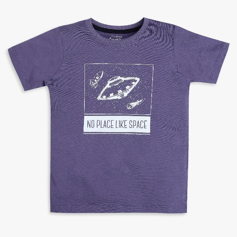 Boys Regular Fit Graphic T-Shirt