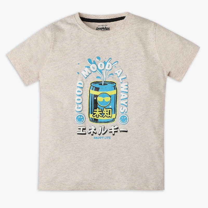 Boys Regular Fit Graphic T-Shirt