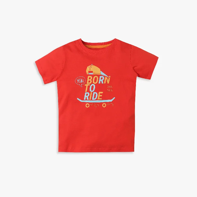 Boys Regular Fit Graphic T-Shirt