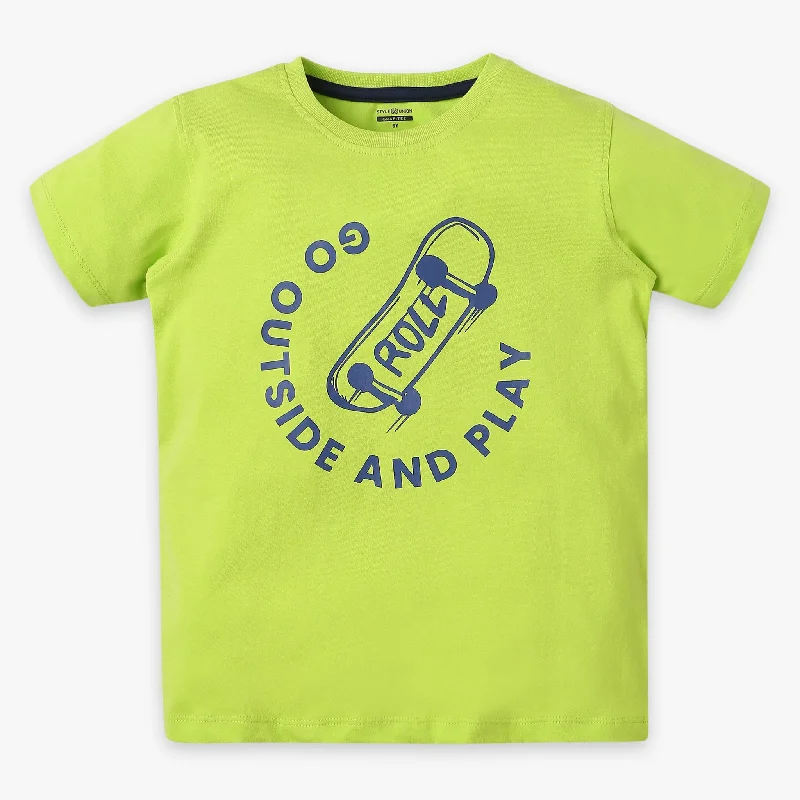 Boys Regular Fit Graphic T-Shirt