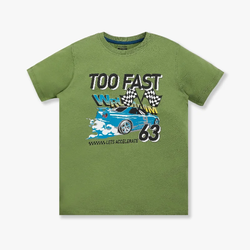 Boys Regular Fit Graphic T-Shirt