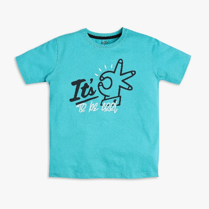 Boys Regular Fit Graphic T-Shirt