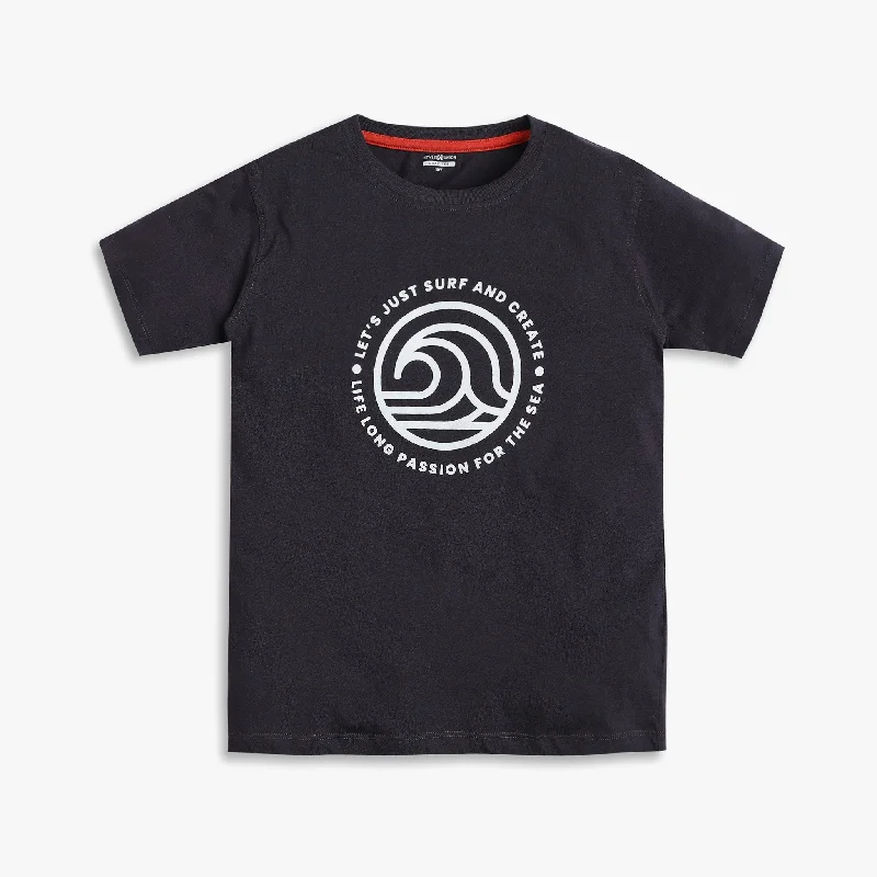 Boys Regular Fit Graphic T-Shirt