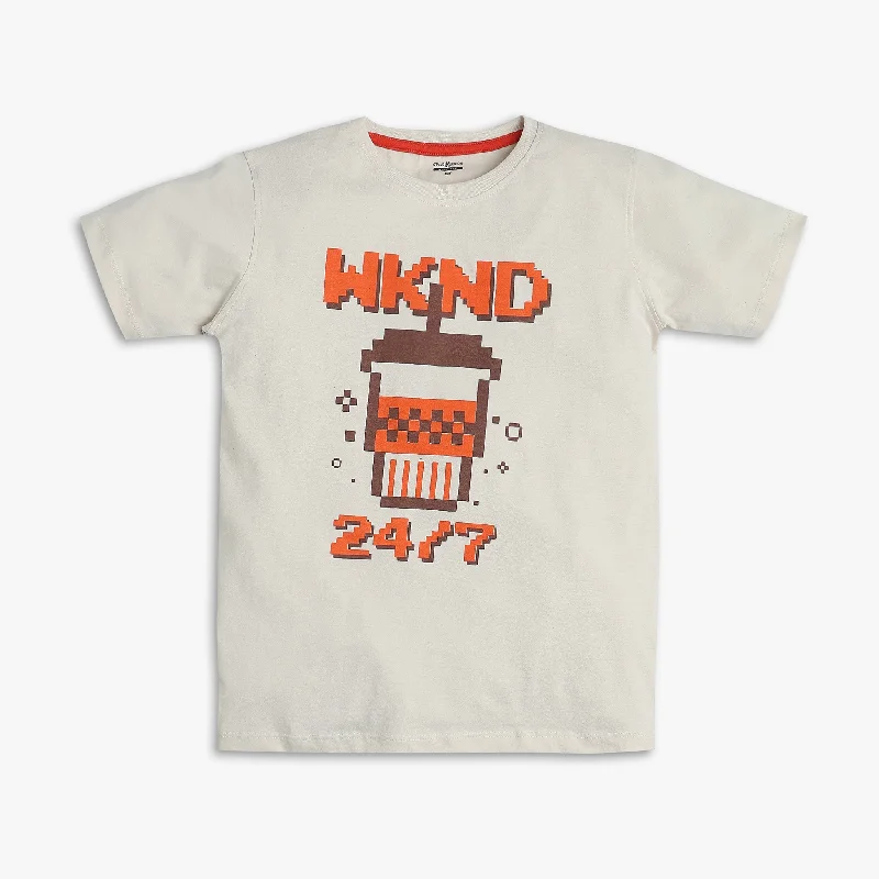 Boys Regular Fit Graphic T-Shirt