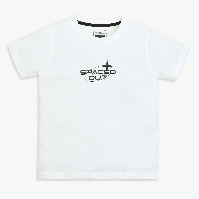 Boys Regular Fit Printed T-Shirt