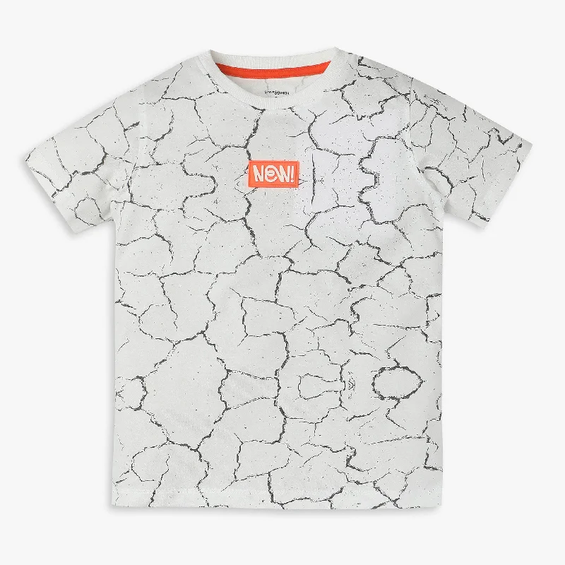 Boys Regular Fit Printed T-Shirt