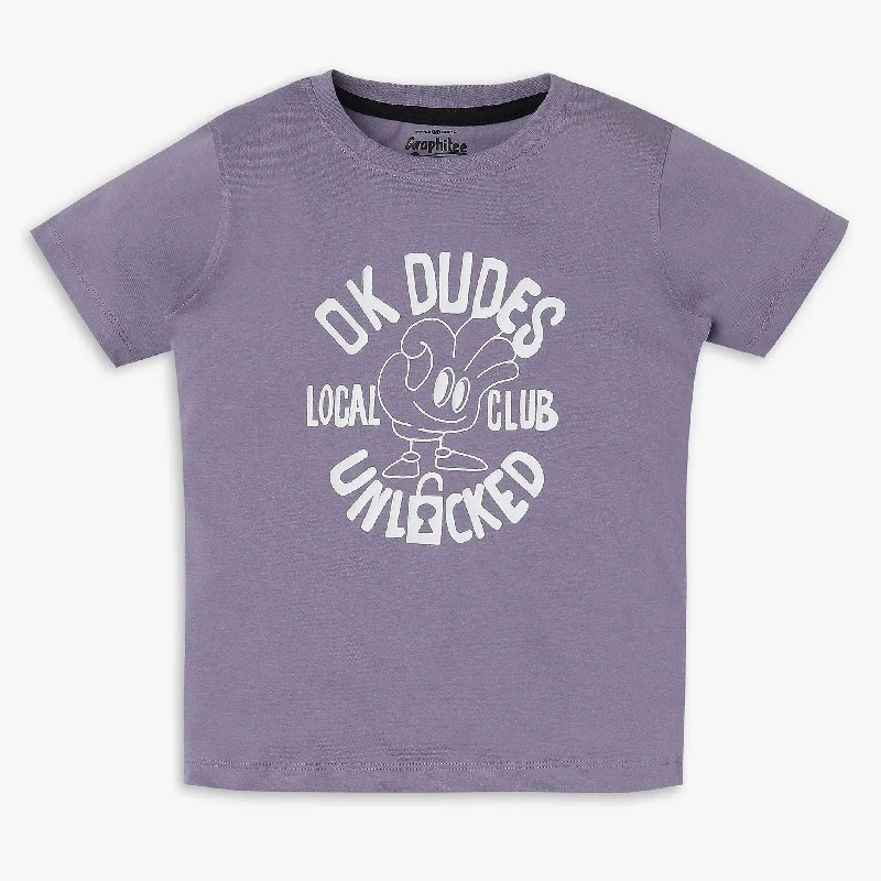 Boys Regular Fit Printed T-Shirt