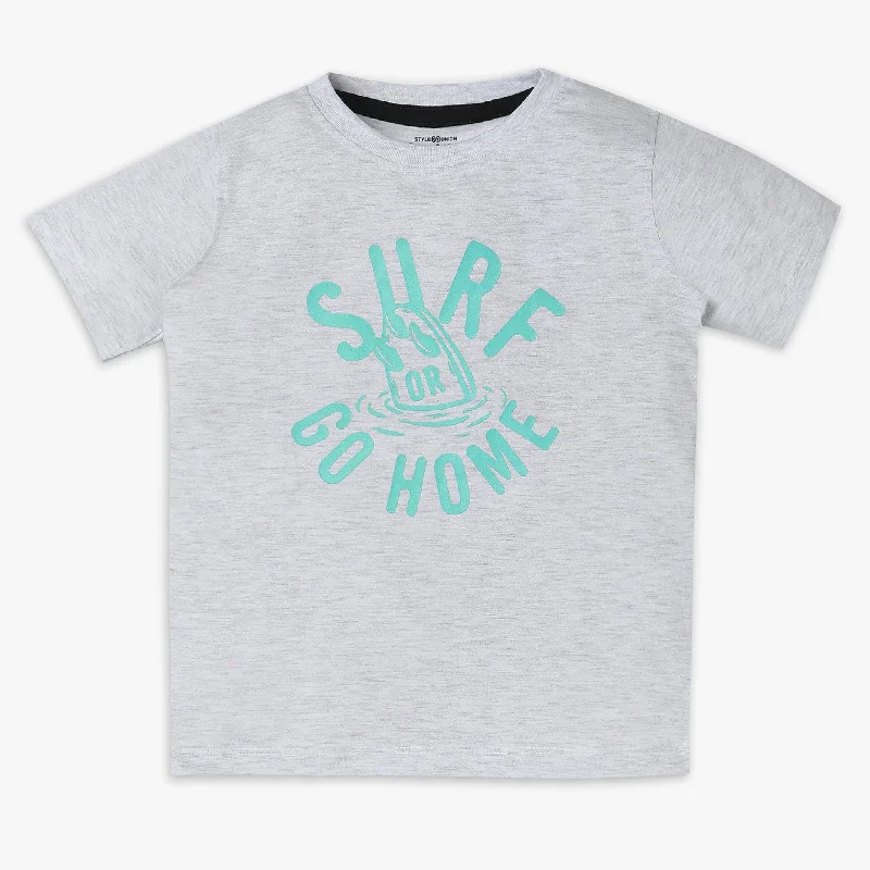 Boys Regular Fit Printed T-Shirt