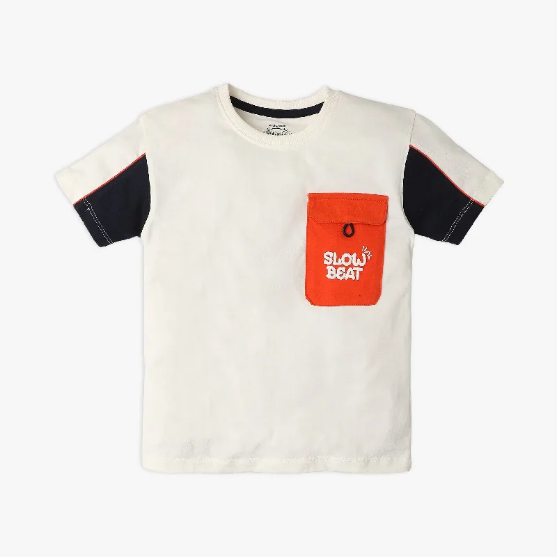 Boys Regular Fit Printed T-Shirt