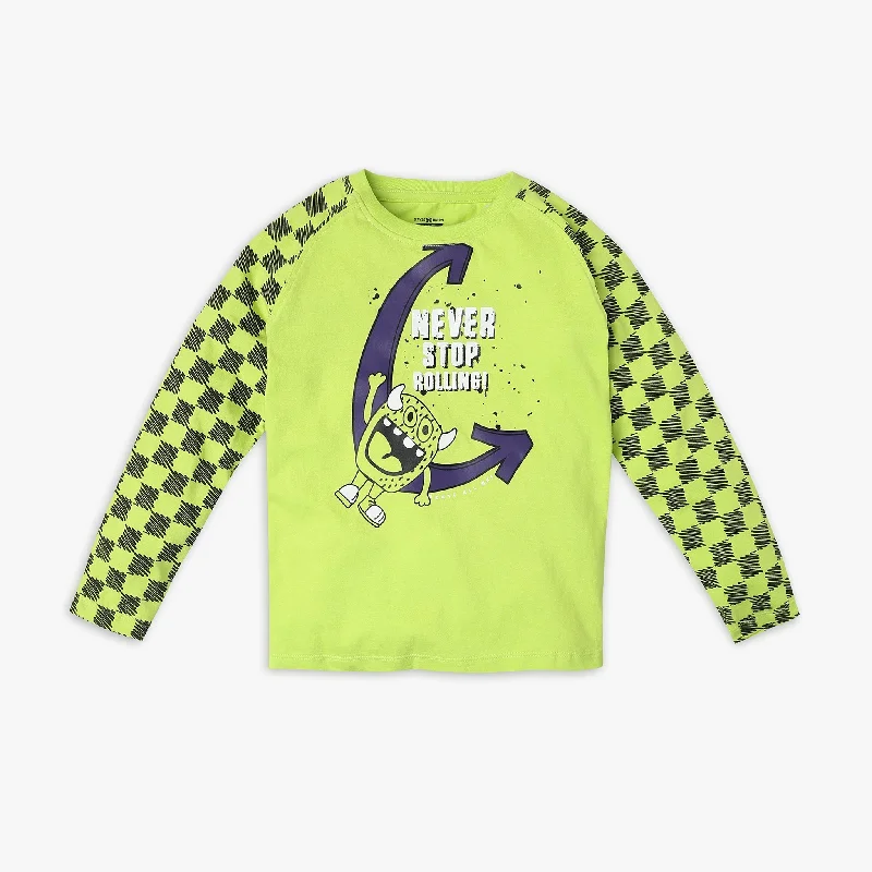 Boy's Regular Fit Printed T-Shirt