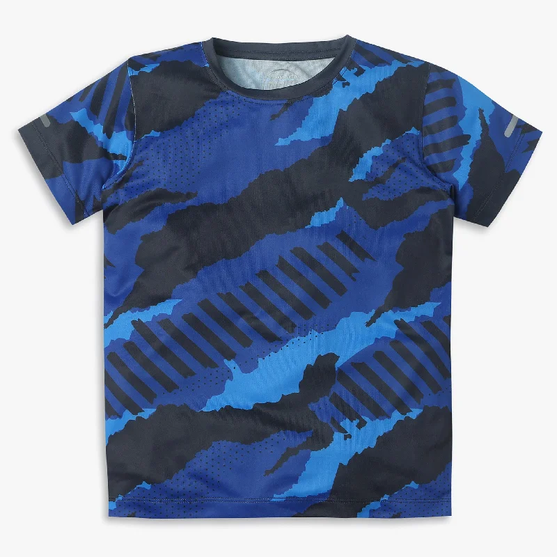 Boys Regular Fit Solid T-Shirt