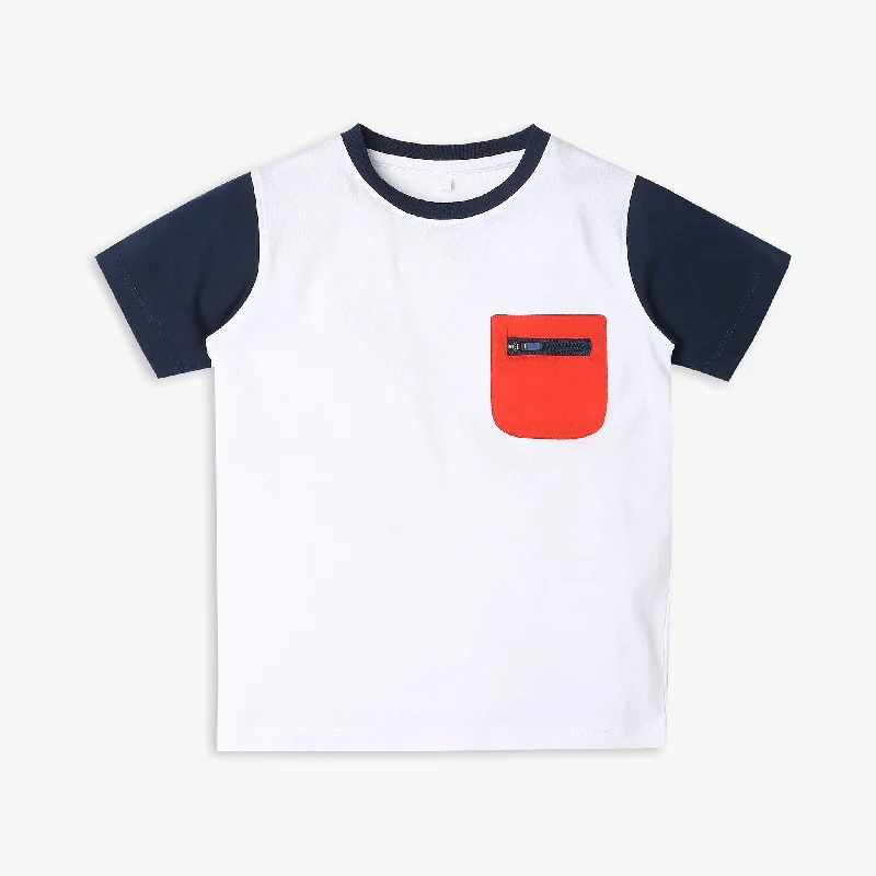 Boy's Regular Fit Solid T-Shirt